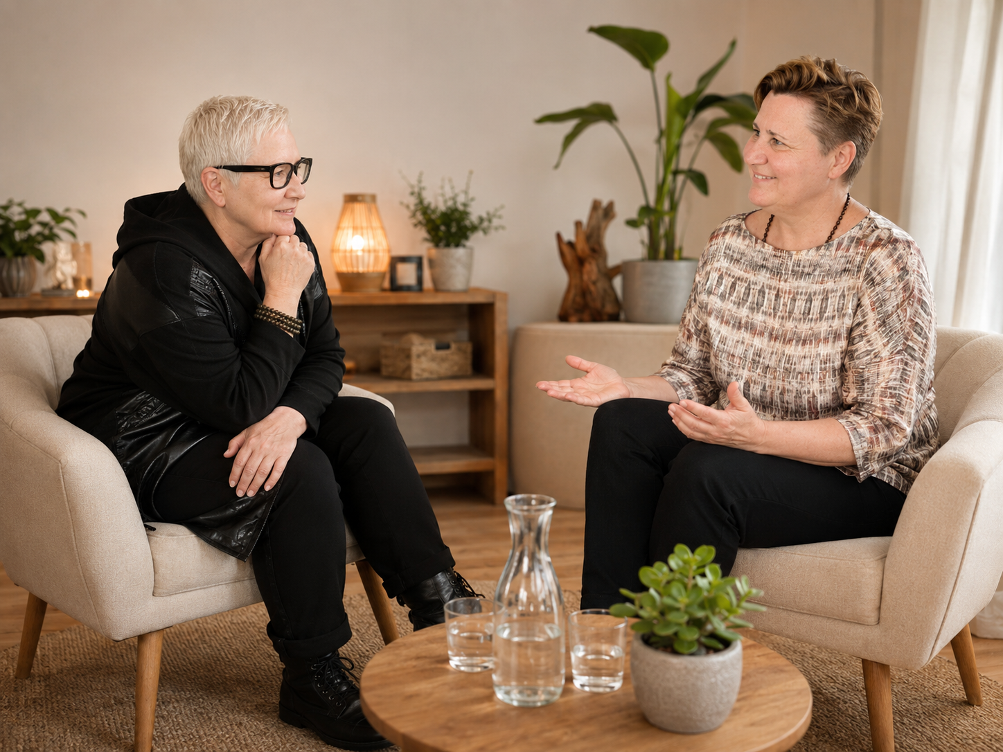 Einzelcoaching mit Kirsten Ernst – Coaching-Gespräch in vertrauensvoller Atmosphäre